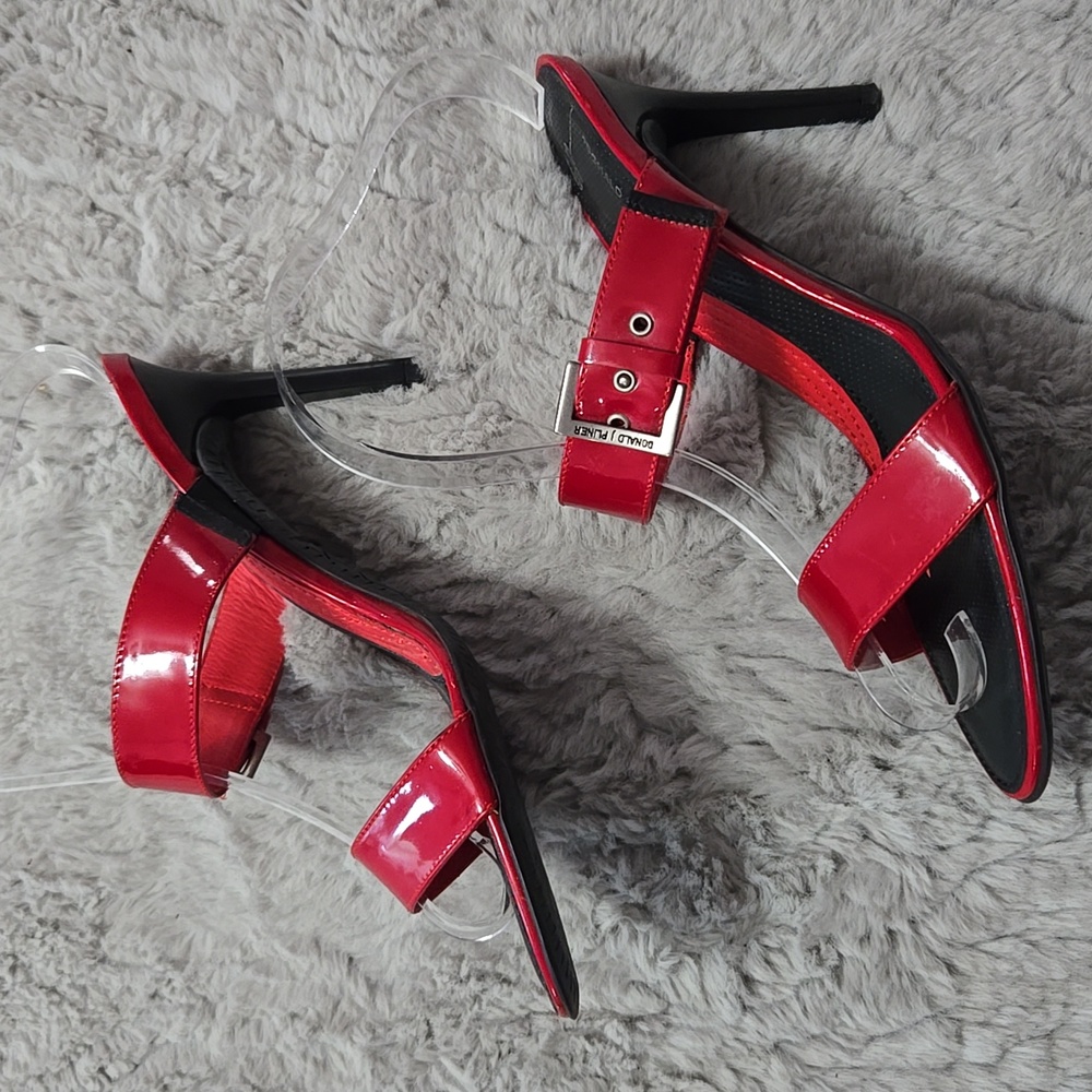 Donald J Pliner Red stilleto heels Sandals - Picture 4 of 9